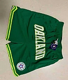Men's Oakland Athletics Team Logo Green Shorts,baseball caps,new era cap wholesale,wholesale hats